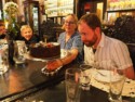 Ehren is surprised with a birthday cake